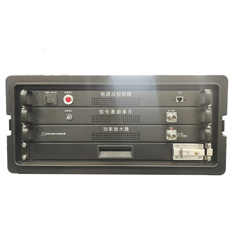 成都鼎讯 TXMN-BLSG1 八通道短波超短波通信信号干扰 1.5MHz～30MHz 20W功放 单极子鞭状天线