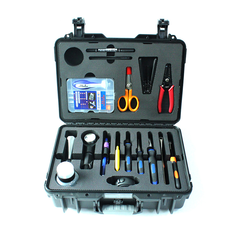 成都鼎讯 CG6 光纤熔接工具箱 光缆施工工具箱18件