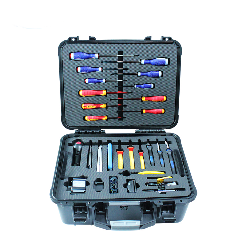 成都鼎讯 CG10 光纤熔接工具箱 光缆施工工具箱34件