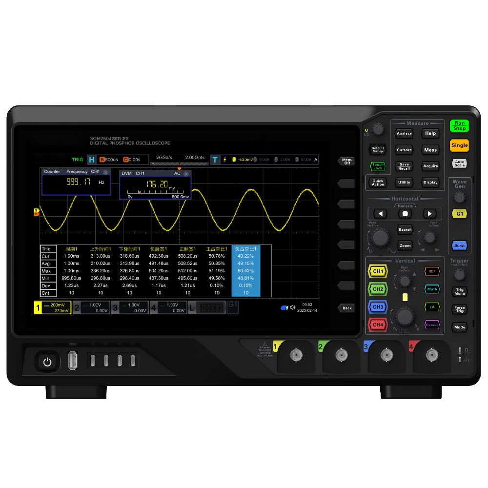 鼎讯信通 SOX2504 系列混合信号示波器
